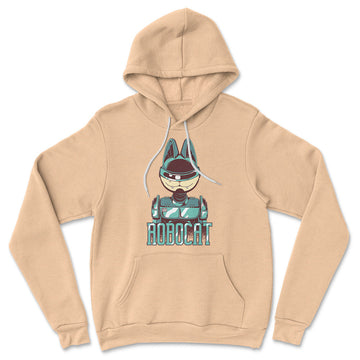 Robocat Hoodie in Heather Sand Dune color